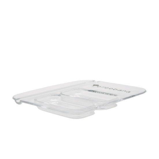 Plastic Tint Tray , Brush Stand & 2 compartments