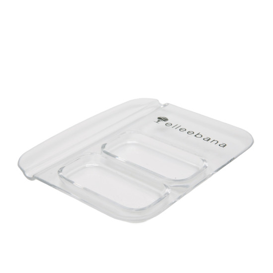 Plastic Tint Tray , Brush Stand & 2 compartments