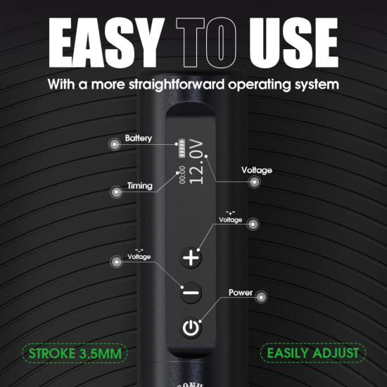 Machine PMU sans fil X9 BLACK KIT - course : 3,5mm