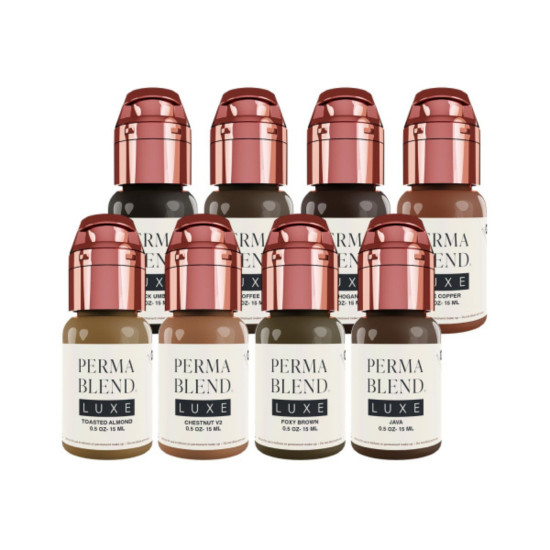 PMU Pigments Brow Chicka Wow Wow Brow Set 8x15ml