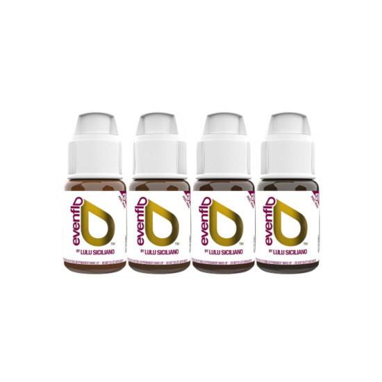 PMU Pigmenten Blonde 2 Brunette Set 4x15ml