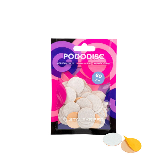 Pododisc Podopads MEDIUM 80grit 50 stuks