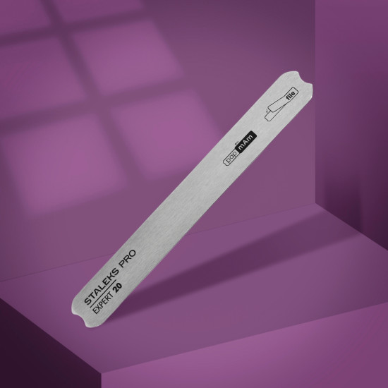 Nail File Straight Stainless Steel Base (MBE-20)