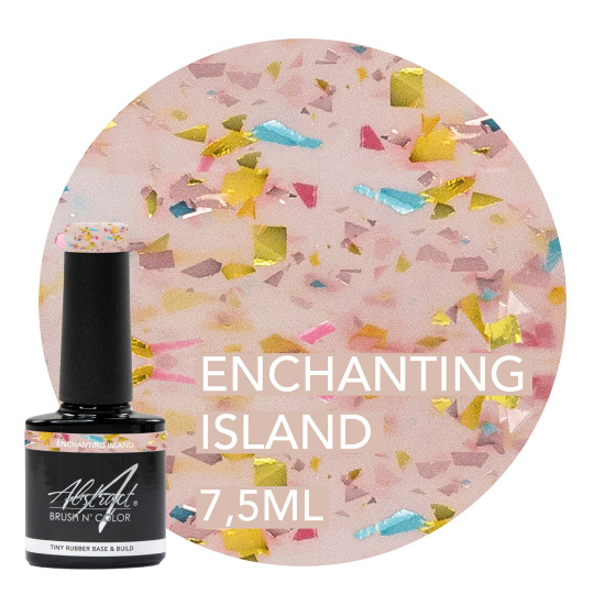 Rubber Base & Build - BIAB BASE COAT - ENCHANTING ISLAND 7.5ml (Spirit Of Ibiza) 