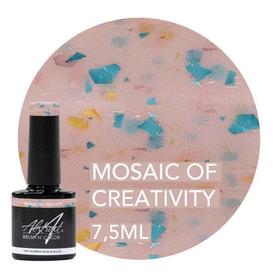 Rubber Base & Build - BIAB BASE COAT - MOSAIC OF CREATIVITY 7.5ml (Spirit Of Ibiza) 