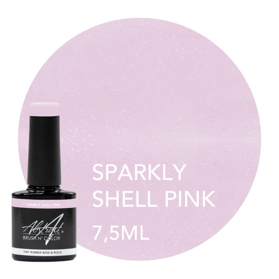 Rubber Base & Build SPARKLY SHELL PINK 7.5ml (Sparkly) | LAUNCH 07.02.2025