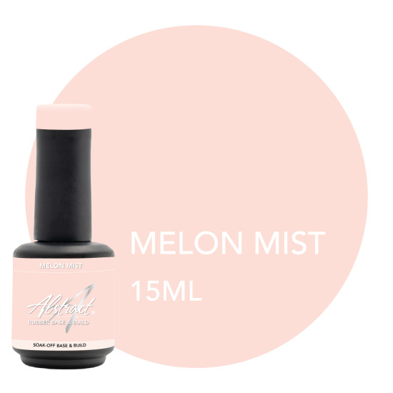 Rubber Base & Build - BIAB BASE COAT - MELON MIST 15ml 