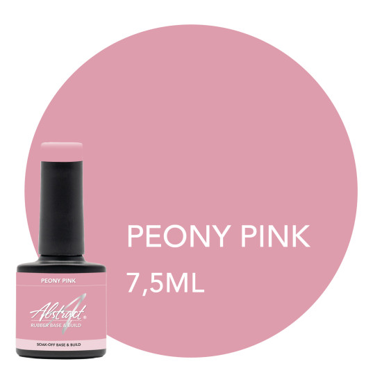 Rubber Base & Build - BIAB BASE COAT - PEONY PINK 7.5ml