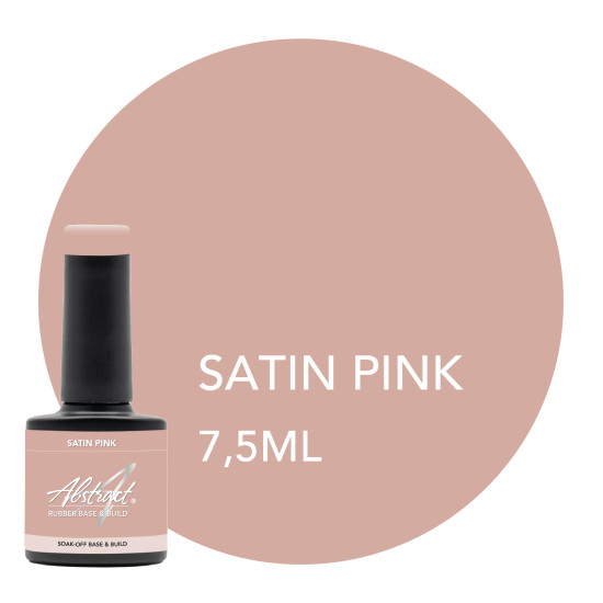 Rubber Base & Build - BIAB BASE COAT - SATIN PINK 7.5ml 