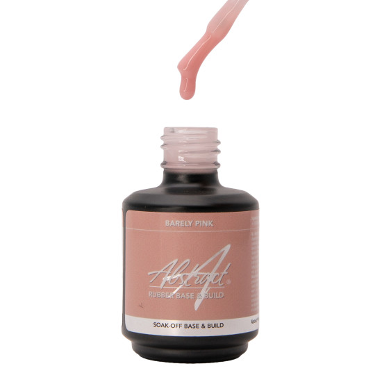 Rubber Base & Build - BIAB BASE COAT - BARELY PINK 15ml