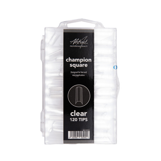 NEW CHAMPION SQUARE CLEAR Tips (120pcs/box)