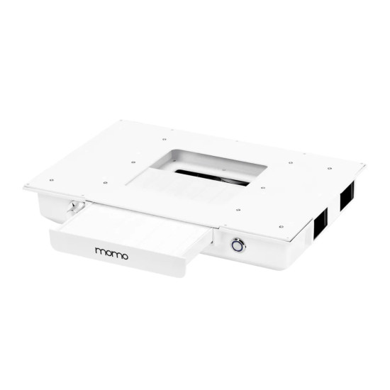 Built-in Cassette Dust Absorber  – White