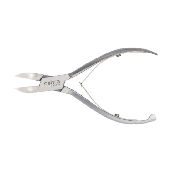 Pedicure Tang Licht Gebogen Inox 12cm