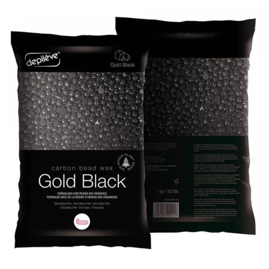 Gold Black Carbon Filmwax Parels 1000gr