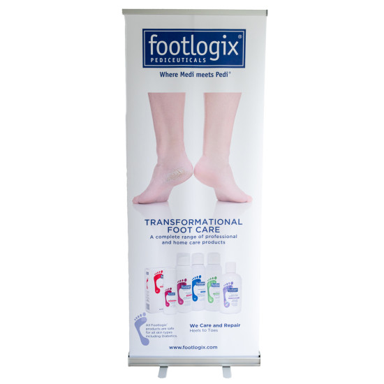 Footlogix® Roll Up Banner Beauty 79x200cm