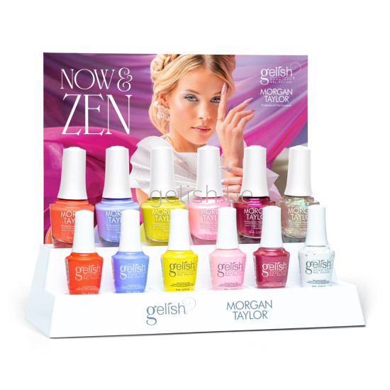 Now & Zen 12pc Mixed Display (6x 9ml & 6x15ml), Gelish & Morgan Taylor | LAUNCH 03.03.2025