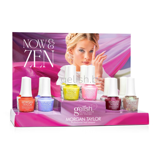 Now & Zen 12pc Mixed Display (12x15ml), Gelish & Morgan Taylor