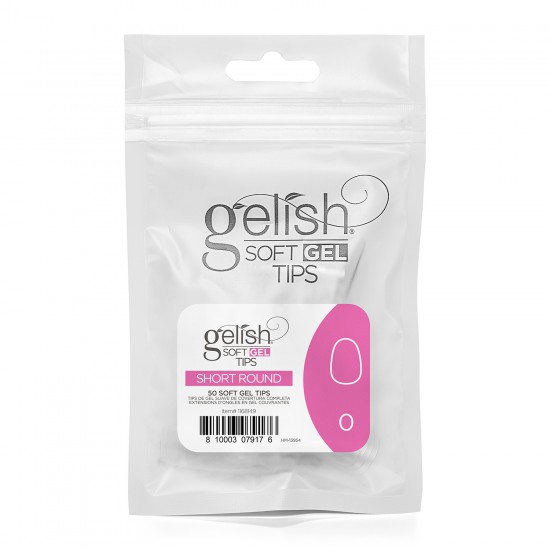 Soft Gel Tips Short Round #0 (50pc)