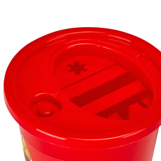 Medical Waste Container – 0.7 L (Red)