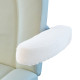 Universal Terry Cloth Armrest Cover White