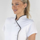 Tunic Elegance White/Black Trim - SMALL