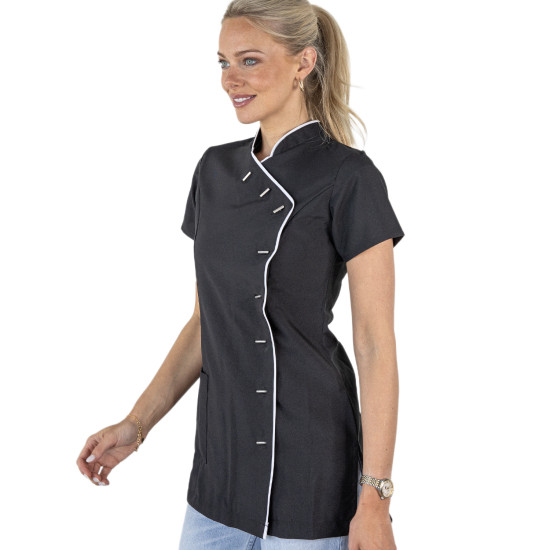 Tunic Elegance Black/White Trim - SMALL 