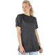 tunic Diamond Zipper Black - LARGE 