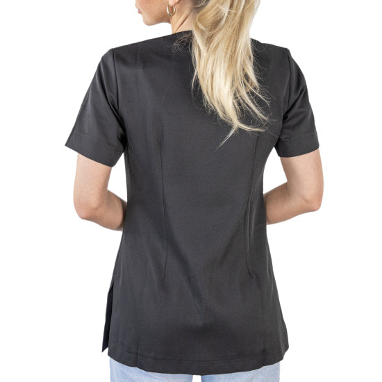 Tunic Diamond Zipper Black - XLARGE