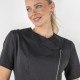 Tunic Diamond Zipper Black - XXLARGE 