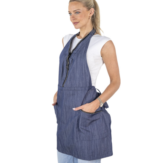 Tuniek/Schort Diamant Rits Denim -  ONE SIZE 