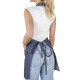 Tunic/Apron Diamond Zipper Denim - ONE SIZE 