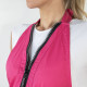 Tunic/Apron Diamond Zipper Pink - ONE SIZE