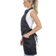 Tunic/Apron Diamond Zipper Black - ONE SIZE 