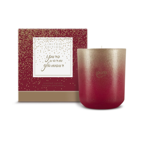 Scented Candle Warm Glamour Red Gold Special Edition 270gr 