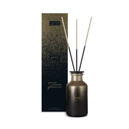 Fragrance sticks WARM GLAMOUR BLACK/ GOLD 240ml *limited edition*