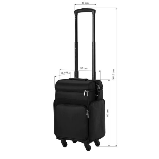 Pedicure Trolley HANDY DANDY BLACK 60cm