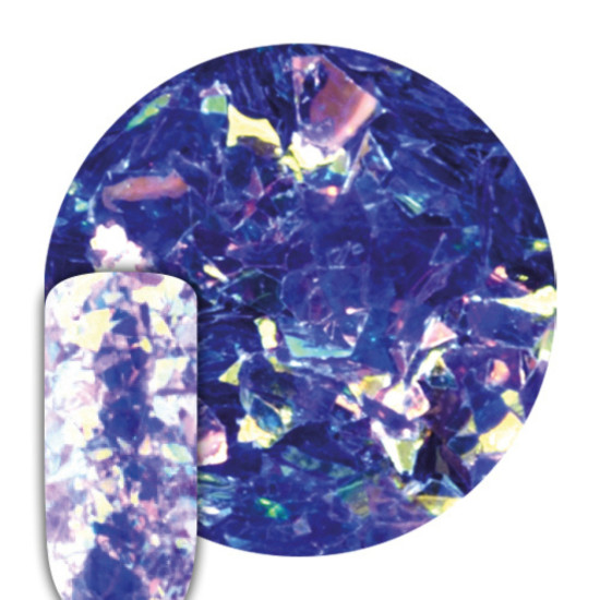 Flakes Glass Purple