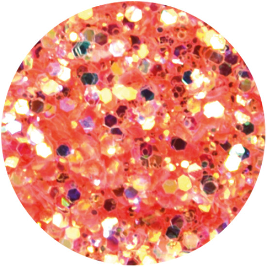 Glitter Multimix Pastel Hot Orange