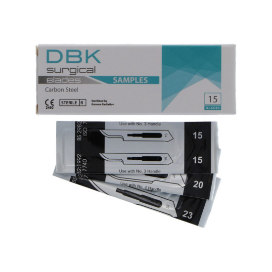 DBK Surgical Blades Test Set – 15 Pieces