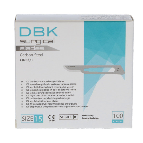 Surgical Scalpel Blade No. 15  (100pcs./box)