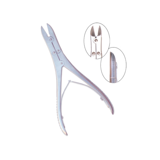 Nail Nipper - Double Hinge, Straight Narrow Pointed Jaws