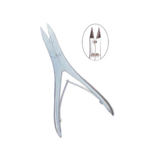 Nail Nipper - Double Hinge, Straight & Narrow Pointed Jaws