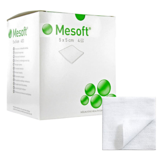 Mesoft Kompressen 5x5cm /100 stuks