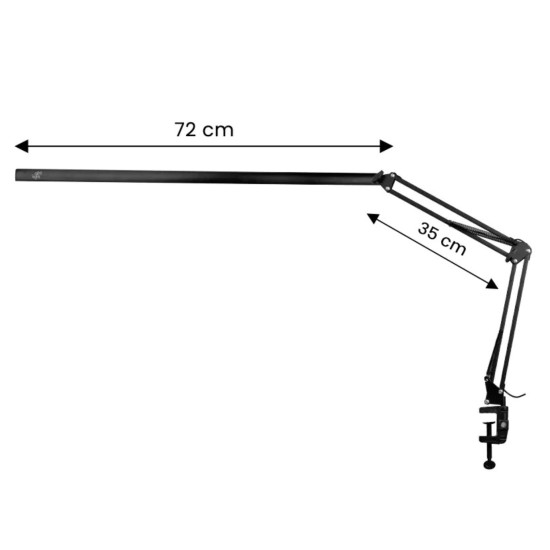 Tafellamp Slim LED ZWART