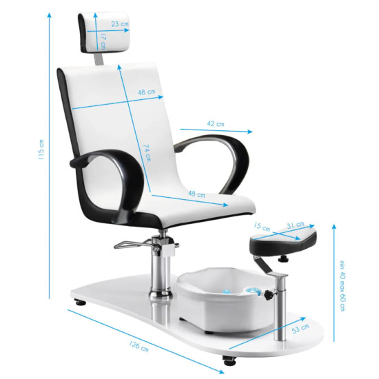 Spa Chair For Pedicure with Massager