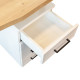 Manicure Table Loft Style OAK/MATT WHITE 150cm