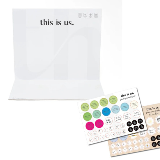 Universal Sticker Display 'This Is Us'