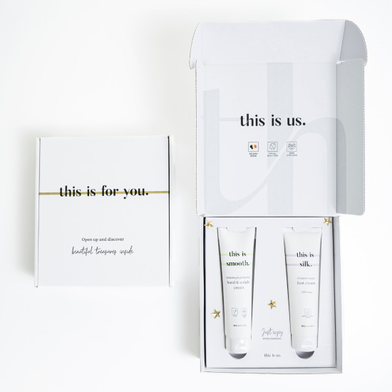 This Is Us Gift Set Hand Cream 150ml + Foot Cream 150ml (6 pieces)